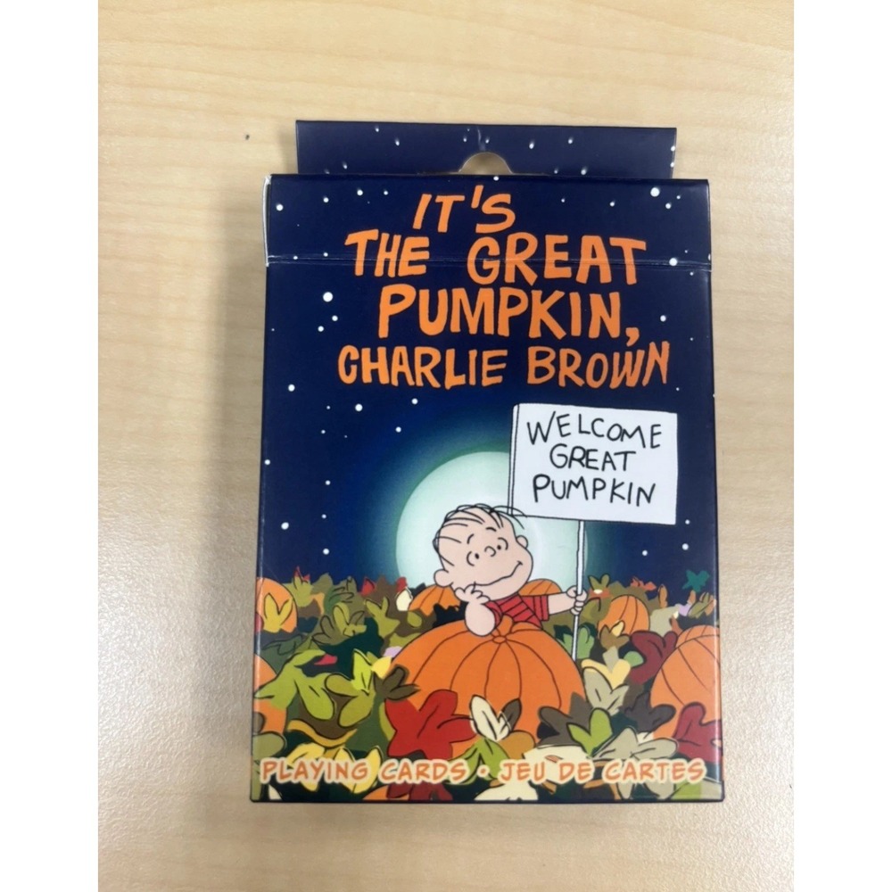 It`s The Great Pumpkin, Charlie Brown - Playing Cards-BRAND NEW